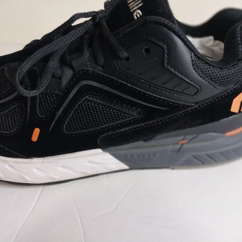 FitVille Men's Black Athletic Shoes